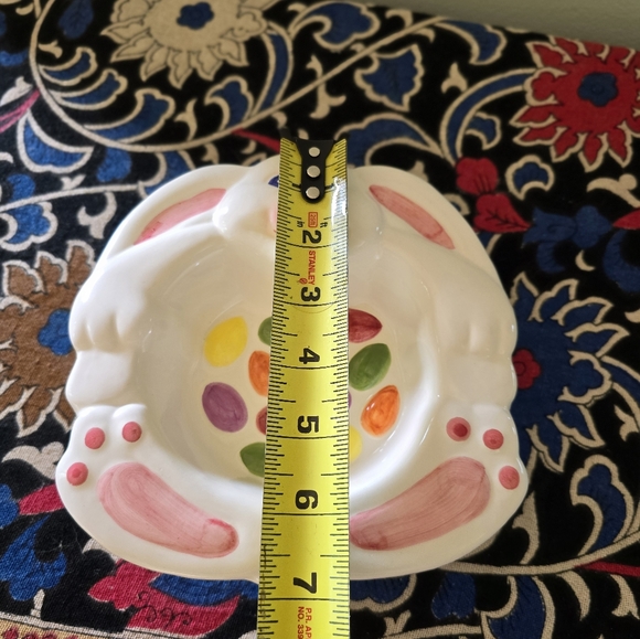 Vintage Easter bunny candy dish bowl - Picture 7 of 7